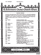 Silent Sea W/Pno Or Org by W Neidlinger for SATB