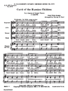 Carol of Russian Chldren by Folk Song - Gaul Harvey - for SATB