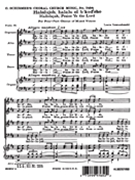 Hallelujah Praise Ye the Lord by Lewandowski Louis for SATB
