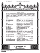 Jesus Our Lord We Adore Thee by James W for SATB