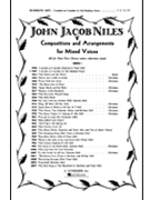 I Wonder As I Wander by Niles John Jacob - Horton Lewis - for SAB and Piano