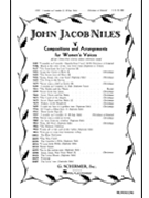 I Wonder As I Wander by Niles John Jacob - Horton Lewis - for 2-Part