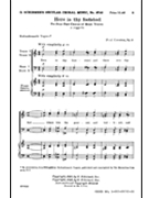 Here Is Thy Footstool B A Cappella by for TTBB