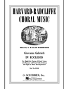 In Ecclesiis by Gabrieli Giovanni - Woodworth G Wallace - for SATB