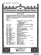 The Lord Is My Light by Allitsen Frances - William Stickles - for SATB