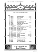Palms The by Faure Jean-Baptiste - Stickles - for SATB and Organ