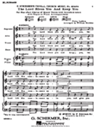 Lord Bless You & Keep You The by Lutkin Peter - Stickles William - for SATB and Piano