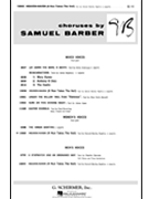 Heaven-Haven by Barber Samuel for SSAA