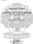 Song Of Hanukkah Feast Of Lights by S Adler for SATB