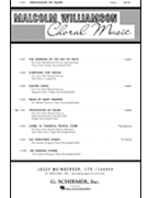 Procession Of Palms Easter Anthem S/A Optional Solo With Organ by WIlliamson Malcolm for SATB