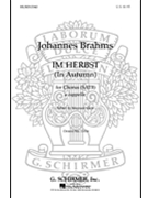 Im Herbst In Autumn A Cappella by Brahms Johannes - M Klein - for SATB