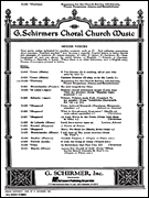 Responses for Church Services by Newbury K for Mxd Voices