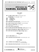 Monk And His Cat The Op29 From Hermit Songs by Barber Samuel for SATB
