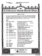 Misericordias Domini by Durante Francesco - Damrosch F - for SATB