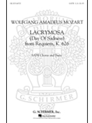 Lacrymosa by Mozart Wolfgang Amadeus for SATB
