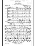 Spatherbst Late Autumn German English by Brahms Johannes - M Klein - for SATB