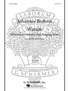 Warum by Brahms Johannes - Klein Maynard - for SATB