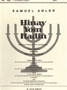 Ayl Melech Yoshayv SATB/Tenorsolo Unac by S Adler for SATB