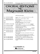 Tutto Lo Di Mi Dici by de Lassus Orlande - Klein Maynard - for SATB