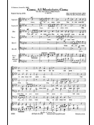 Come All Musicians Come by Hassler Hans Leo - Harris - for SSATBB