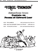 Akond Of Swat - SATB/Bar/Pno SATB With Baritone Solo by Thomson Virgil for SATB