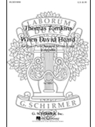 When David Heard Unac by T Tomkins for SAATB