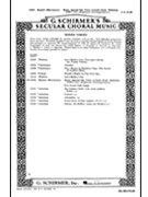Music Spread Thy Voice Around by Handel George Frideric - Herrmann - for SATB