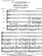 Shout for Joy! by Stocker David - M Hayes - for SATB