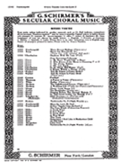 O Give Thanks Unto the Lord by Frackenpohl Arthur for SATB