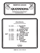 Early Bird From Quotations With Orchestra by Gould Morton for SSAATTBB