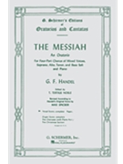 Messiah by Handel George Frideric - Noble and Spicker - for SATB Vocal Score