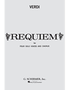 Requiem by Verdi Giuseppe for SATB