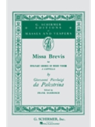 Missa Brevis In F by Palestrina Giovanni Pierluigi da - Damrosch Frank - for SATB