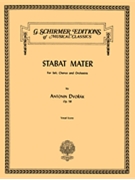 Stabat Mater Op. 58 by Dvorak Antonin for SATB