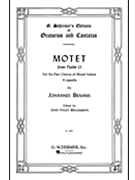 Motet Op. 29 No. 2 (from Psalm 51) by Brahms Johannes - Williamson John Finley - for SATBB