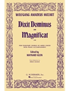 Dixit Dominus & Magnificat by Mozart Wolfgang Amadeus - Klein Maynard - for SATB