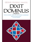 Dixit Dominus by Handel George Frideric - Herrmann W - for SSATB