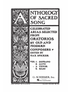 Anthology Of Sacred Song Volume 3 by Various - Spicker Max - for Tenor Voc