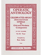Operatic Anthology Volume 3 by Various - Adler - for Tenor Voc