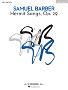 Hermit Songs by Barber Samuel for Low Voice Collection