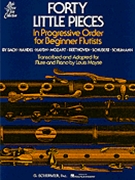 40 Little Pieces In Progressive Order by Various - Moyse Louis - for Flute Collection