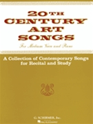 20th Century Art Songs by Various for Medium Voice