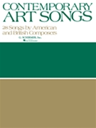 Contemporary Art Songs by Various - American and British - for Medium Voice