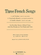 3 French Songs by Moyse Louis for SSATB