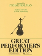 Ragtime Rags By Joplin by Joplin Scott - Perlman George - Scott Joplin for Violin and Piano