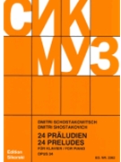 24 Preludes Opus 34 by Shostakovich Dmitri for