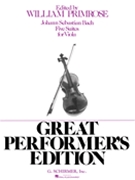 5 Suites by Bach Johann Sebastian - Primrose W - for Viola Solo