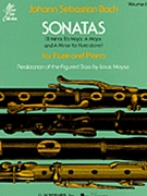 Sonatas Volume 1 by Bach Johann Sebastian - Moyse Louis - for Flute and Piano
