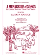 Menagerie Of Songs A by Jennings Carolyn - Hayes Mark - for 3-Part