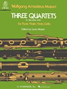 3 Quartets (K.285 K.285b and K.298) by Mozart Wolfgang Amadeus for Flute